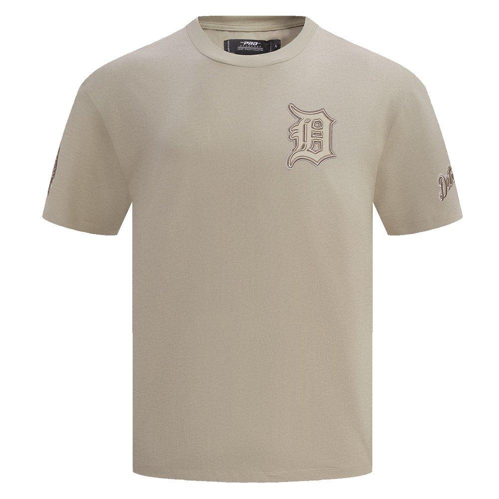 Pro Standard Men's MLB Detroit Tigers Neutral Drop Shoulder Top - Taupe - TAUPE